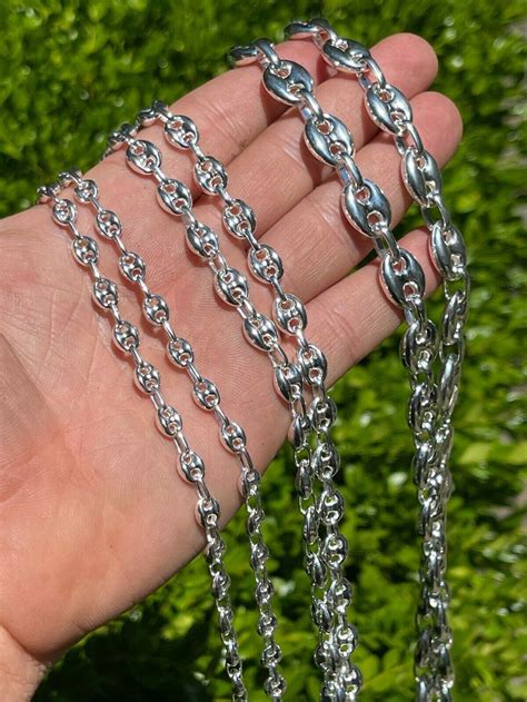 gucci link chain replica|gucci mariner link chain silver.